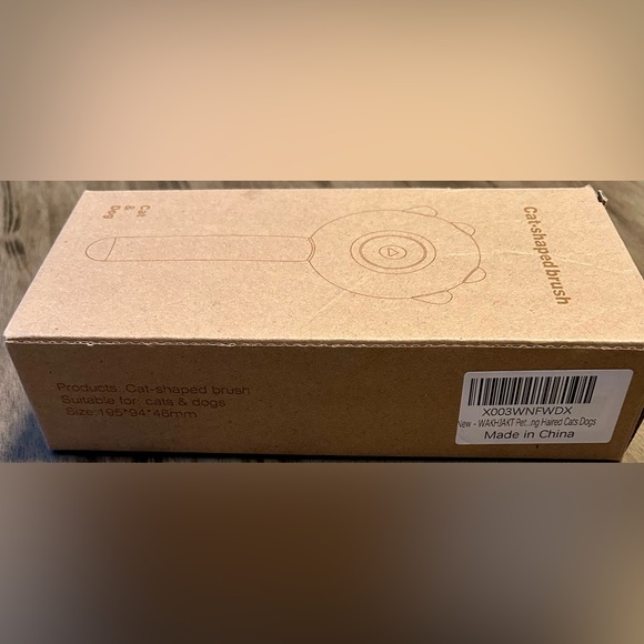 NIB~Self Cleaning Cat/Dog Pet Brush w/Nail Clippers & File Kit - Picture 14 of 15